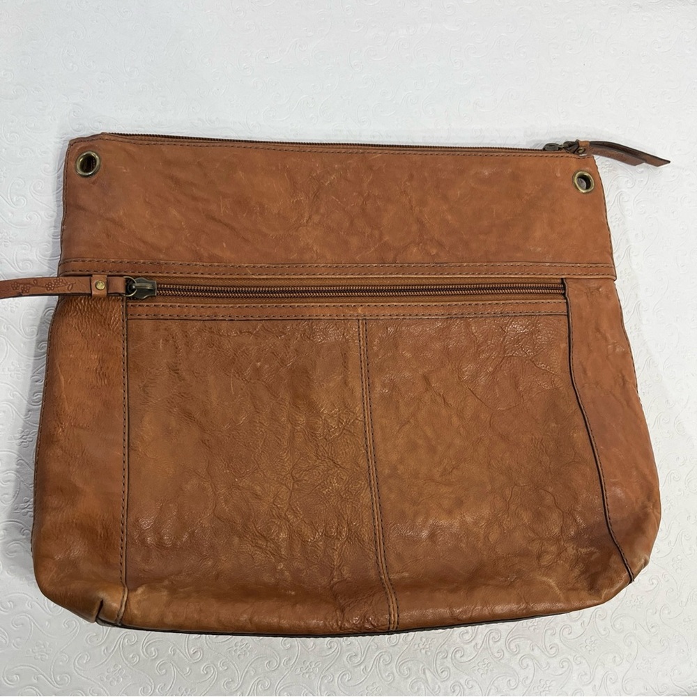 Fossil Key Multicolor Patchwork Leather Pocket Bo… - image 4